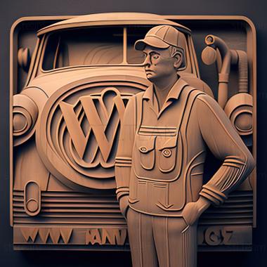 3D model Volkswagen Worker (STL)